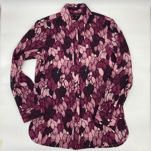 Talbots Long Sleeve Lightweight Button Front Blouse, XS - S - Picture 1 of 4